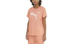 Puma Palaidinė Moterims Evostripe Tee Peach