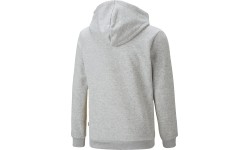 Bluza młodzieżowa z kapturem Puma ESS Block czarno-szaro-żółta 849081 04