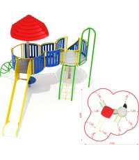 Metalowy model boiska CM-0101