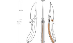 Nóż składany Ruike P155-B Black