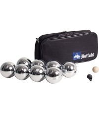 Zestaw do gry w Boule Buffalo Petanque, 8 metalowych kul