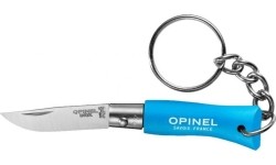 Nóż brelok Opinel Colorama 02 inox grab niebieski