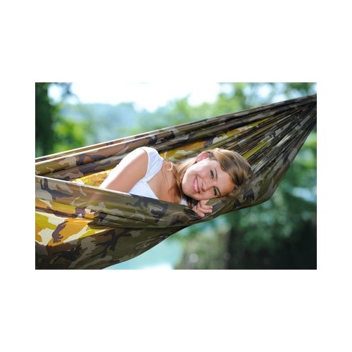 Hamak turystyczny z linką i hakiem do zawieszania Amazonas Travel Set