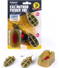 Method Feeder Set with Mould Extra Carp, 50,60g
