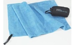 Ręcznik frotte z mikrofibry Cocoon, niebieski, rozmiar L