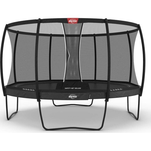 Trampolina BERG Elite Regular 430, szara + siatka ochronna Deluxe