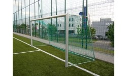 Zmniejszone bramki do piłki nożnej (aluminiowe, do zabetonowania) 5x2m