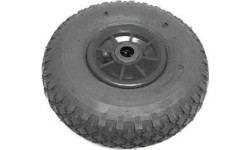 Czarne koło 300x4 z łożyskiem igiełkowym