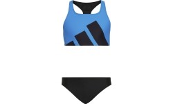 Strój kąpielowy dla dziewczynek Adidas YG MH Bikini niebiesko-czarny HC9650