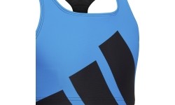 Strój kąpielowy dla dziewczynek Adidas YG MH Bikini niebiesko-czarny HC9650
