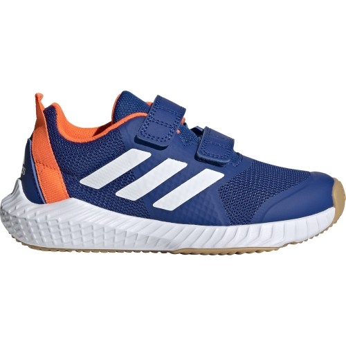 Buty dziecięce Adidas Forta Gym CF K, niebiesko-pomarańczowe G27199