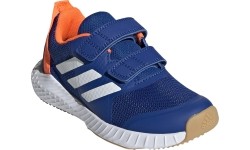 Buty dziecięce Adidas Forta Gym CF K, niebiesko-pomarańczowe G27199
