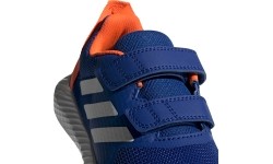 Buty dziecięce Adidas Forta Gym CF K, niebiesko-pomarańczowe G27199