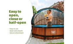 Zadaszenie basenowe EXIT ø300 cm - okrągłe