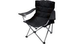 Krzesło składane BasicNature Travelchair Holiday, czarne