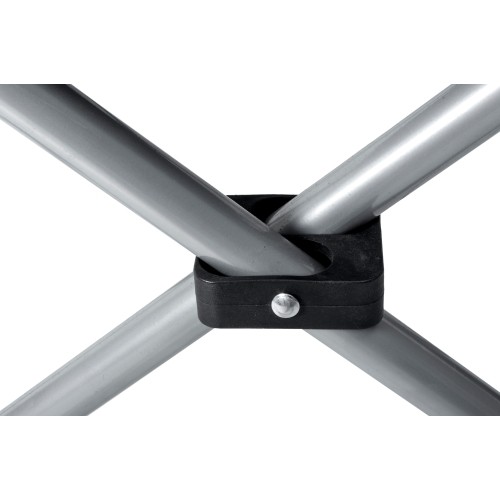 Turystyczne krzesło składane kempingowe BasicNature Travelchair, Czarne