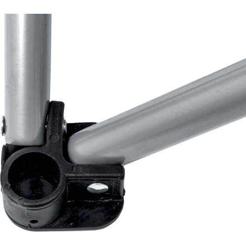 Turystyczne krzesło składane kempingowe BasicNature Travelchair, Czarne