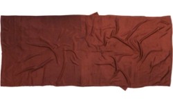 Prostokątna wkładka do śpiwora Origin Outdoors Silk, Bordowa