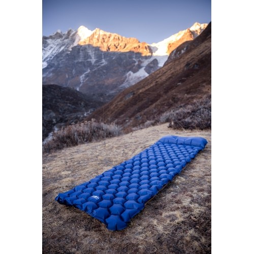 Materac dmuchany Origin Outdoors Sleeping, 190x59x6 cm, niebieski