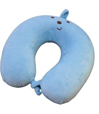 Poduszka pod szyję BasicNature Kids, niebieska