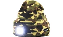 Czapka z latarką LED Cattara Army