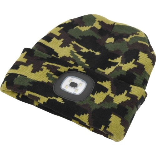 Czapka z latarką LED Cattara Army