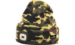 Czapka z latarką LED Cattara Army