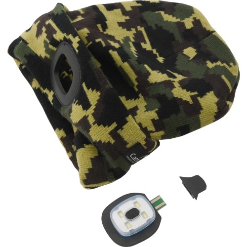 Czapka z latarką LED Cattara Army