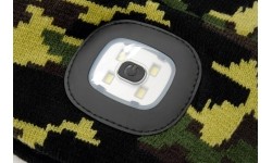 Czapka z latarką LED Cattara Army