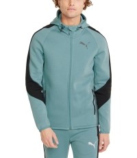 Bluza męska Puma Evostripe Full-Zip, miętowa, 847401 50
