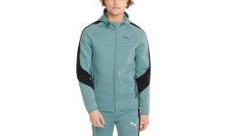 Bluza męska Puma Evostripe Full-Zip, miętowa, 847401 50
