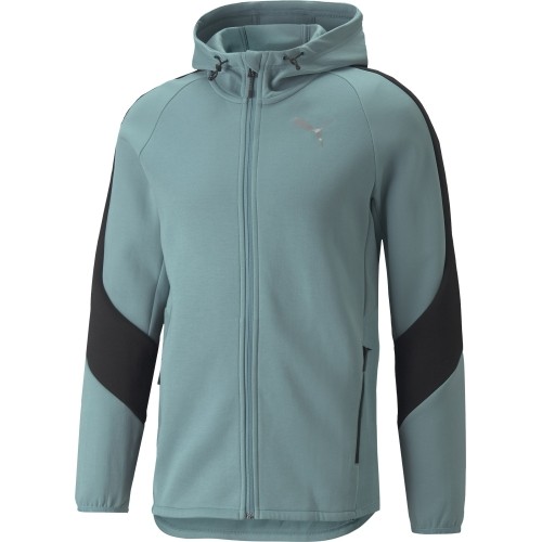 Bluza męska Puma Evostripe Full-Zip, miętowa, 847401 50