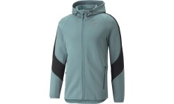 Bluza męska Puma Evostripe Full-Zip, miętowa, 847401 50