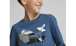 Puma koszulka młodzieżowa Alpha Longsleeve Tee niebieska 670103 17