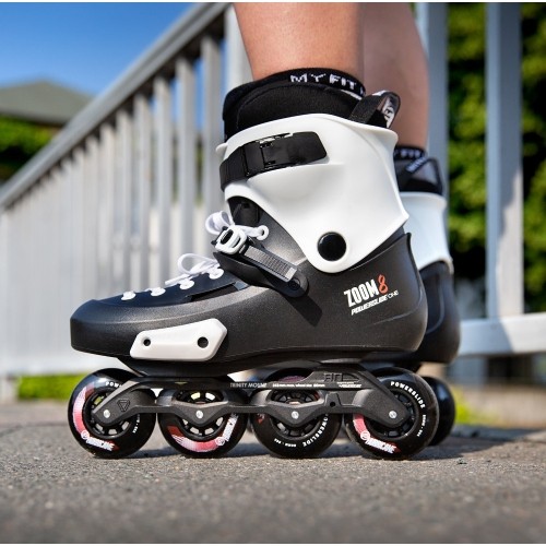 Rolki Łyżworolki Powerslide Zoom Pro 80 Trinity - czarne