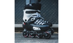 Rolki Łyżworolki Powerslide Zoom Pro 80 Trinity - czarne