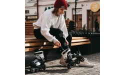 Rolki Łyżworolki Powerslide Zoom Pro 80 Trinity - czarne