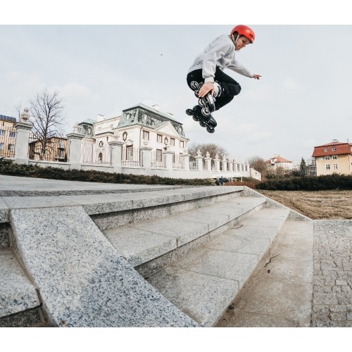 Rolki Łyżworolki Powerslide Zoom Pro 80 Trinity - czarne