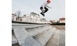 Rolki Łyżworolki Powerslide Zoom Pro 80 Trinity - czarne