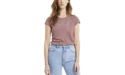 Koszulka damska Puma Active Logo Heather Tee Pink