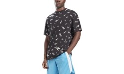 Koszulka męska Reebok Te Aop Vector Tee Black GL3142