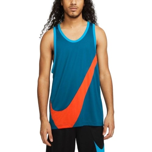 Koszulka męska Nike M NK Df Crossover Jersey Blue DH7132 404