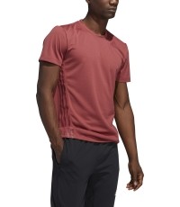 Koszulka męska Adidas Aero 3s Tee, czerwona