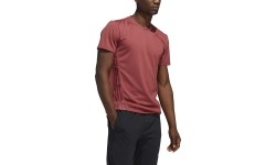 Koszulka męska Adidas Aero 3s Tee, czerwona