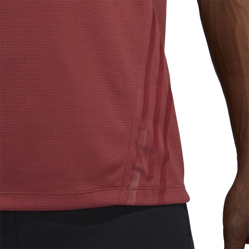 Koszulka męska Adidas Aero 3s Tee, czerwona