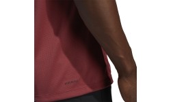 Koszulka męska Adidas Aero 3s Tee, czerwona