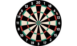 Zestaw magnetycznych papierowych tarcz do rzutek Bull's