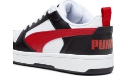 Puma Rebound V6 Lo Jr buty młodzieżowe Black White Red 393833 04