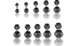 Sześciokątne hantle ogumowane Proud