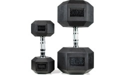 Sześciokątne hantle ogumowane Proud